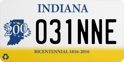 IN license plate 031NNE