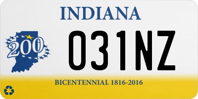 IN license plate 031NZ