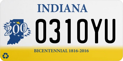 IN license plate 031OYU