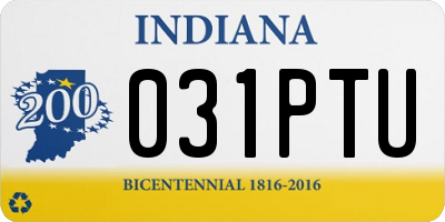 IN license plate 031PTU