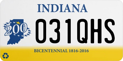 IN license plate 031QHS