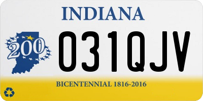 IN license plate 031QJV