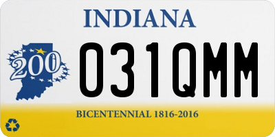 IN license plate 031QMM