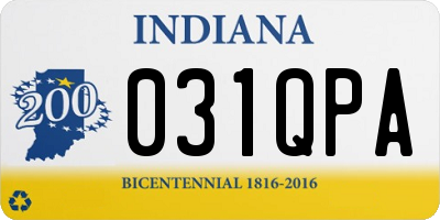 IN license plate 031QPA