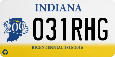 IN license plate 031RHG