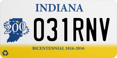 IN license plate 031RNV
