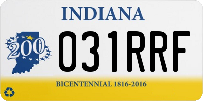 IN license plate 031RRF