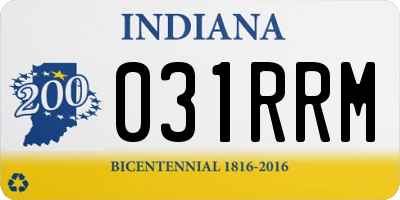 IN license plate 031RRM