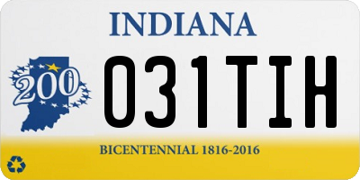 IN license plate 031TIH