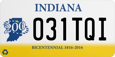 IN license plate 031TQI
