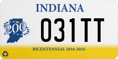 IN license plate 031TT