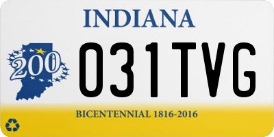 IN license plate 031TVG