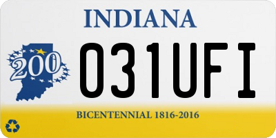 IN license plate 031UFI