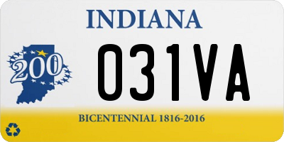 IN license plate 031VA