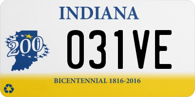IN license plate 031VE