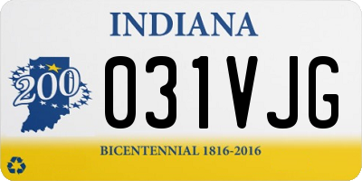 IN license plate 031VJG