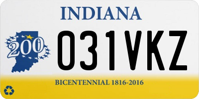 IN license plate 031VKZ