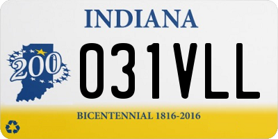 IN license plate 031VLL