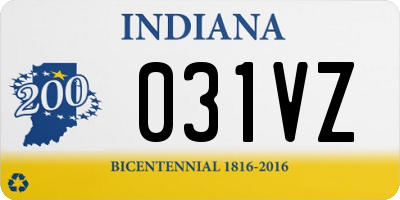 IN license plate 031VZ