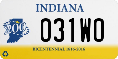 IN license plate 031WO