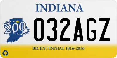 IN license plate 032AGZ