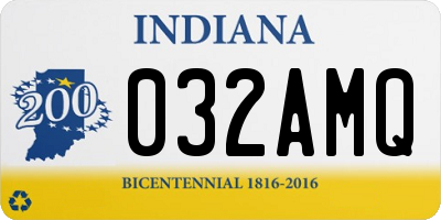 IN license plate 032AMQ