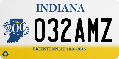 IN license plate 032AMZ