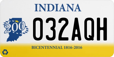 IN license plate 032AQH