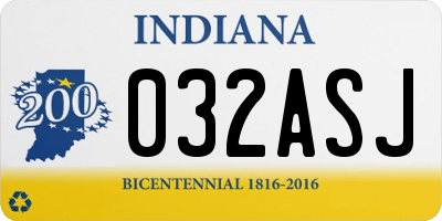 IN license plate 032ASJ
