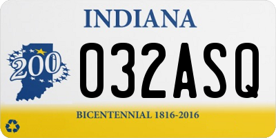 IN license plate 032ASQ