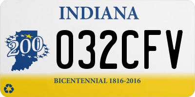 IN license plate 032CFV
