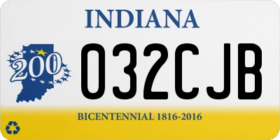 IN license plate 032CJB