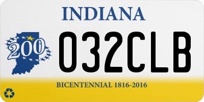 IN license plate 032CLB