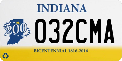 IN license plate 032CMA