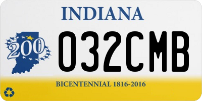 IN license plate 032CMB