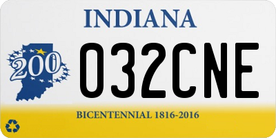 IN license plate 032CNE