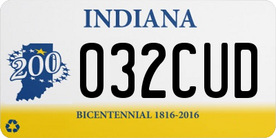 IN license plate 032CUD
