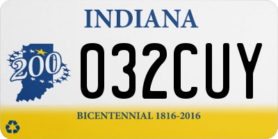 IN license plate 032CUY