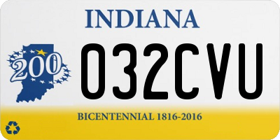 IN license plate 032CVU