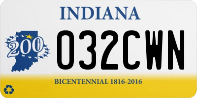 IN license plate 032CWN