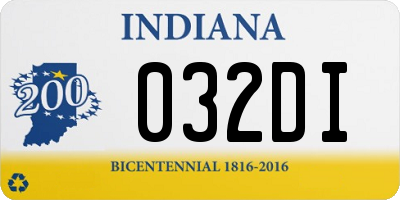 IN license plate 032DI