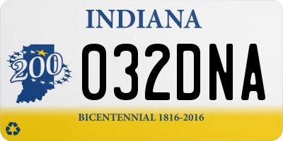 IN license plate 032DNA