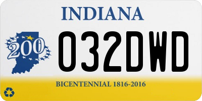 IN license plate 032DWD