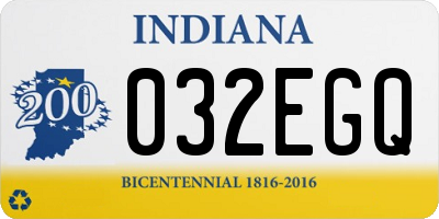 IN license plate 032EGQ