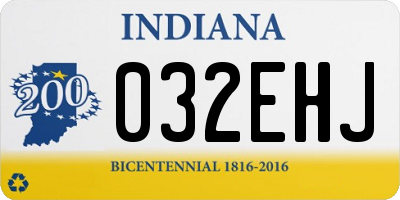 IN license plate 032EHJ