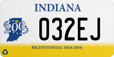 IN license plate 032EJ