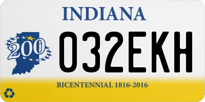 IN license plate 032EKH