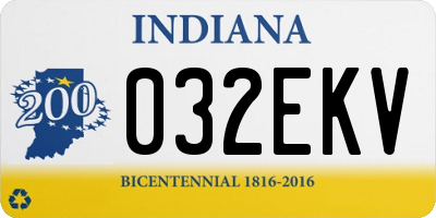 IN license plate 032EKV