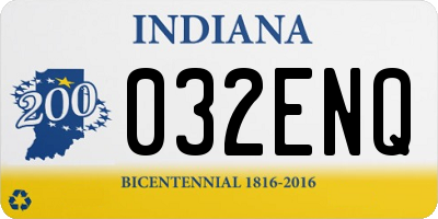 IN license plate 032ENQ