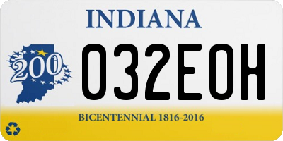 IN license plate 032EOH